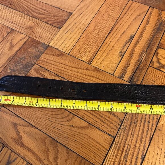 RL67 GENUINE ALLIGATOR BELT MADE IN ITALY - Picture 8 of 11